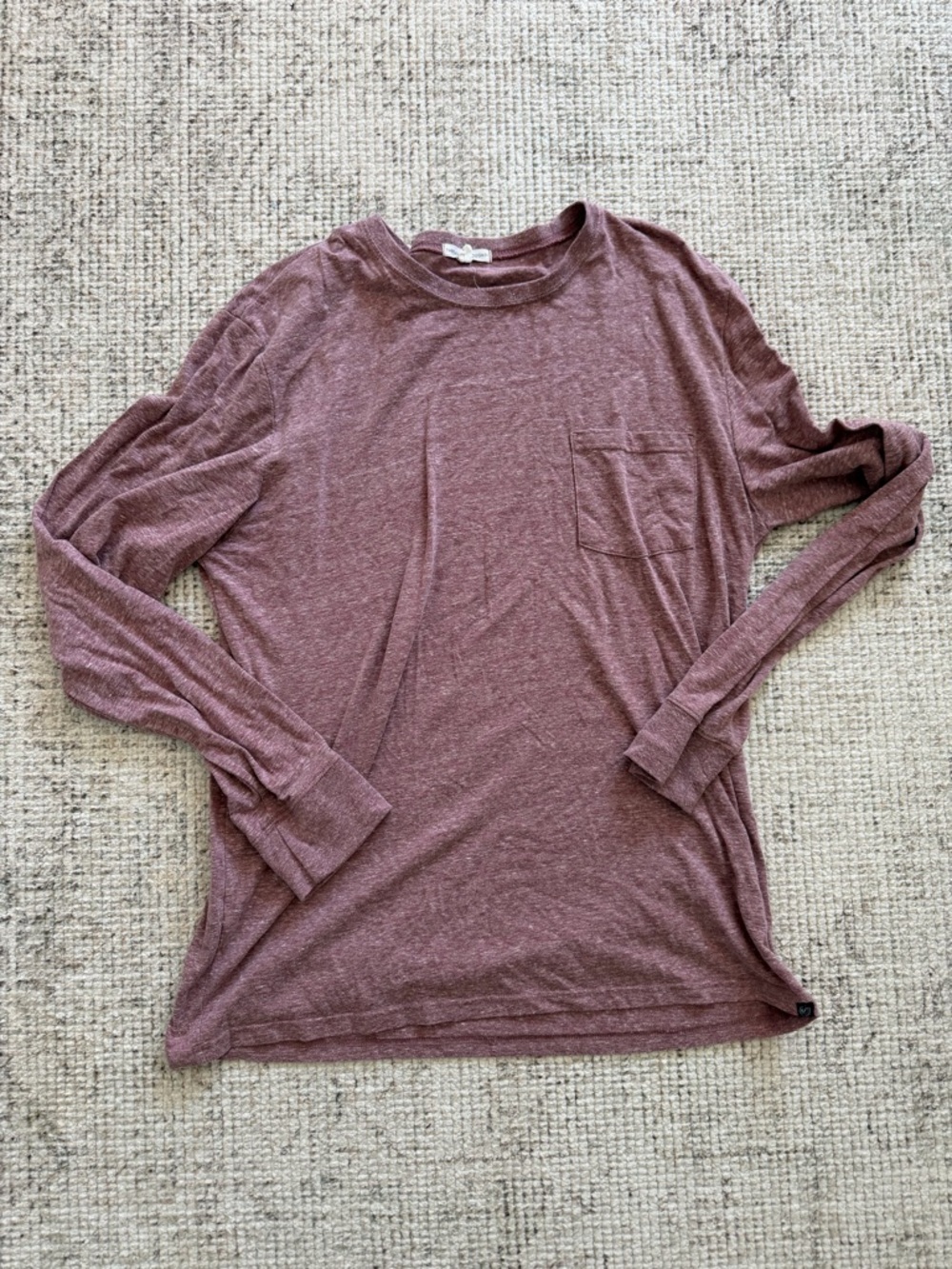 Threads 4 Thought Men's Long Sleeve Pocket Tee